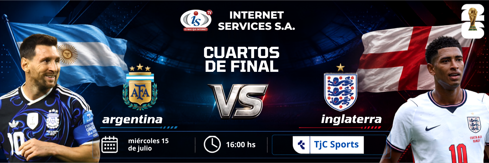 ISTV Argentina vs Inglaterra