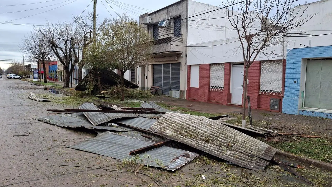 Las Rosas y San Genaro tras el temporal que azotó la región