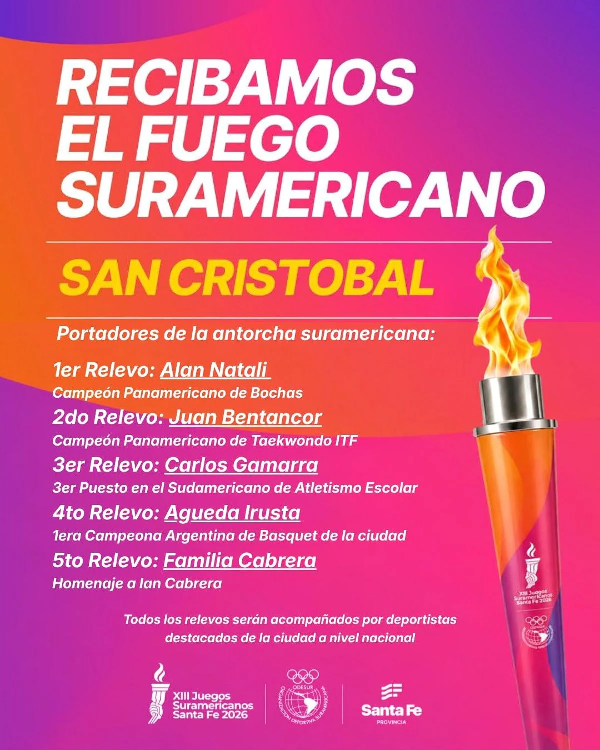 Cronograma para este jueves