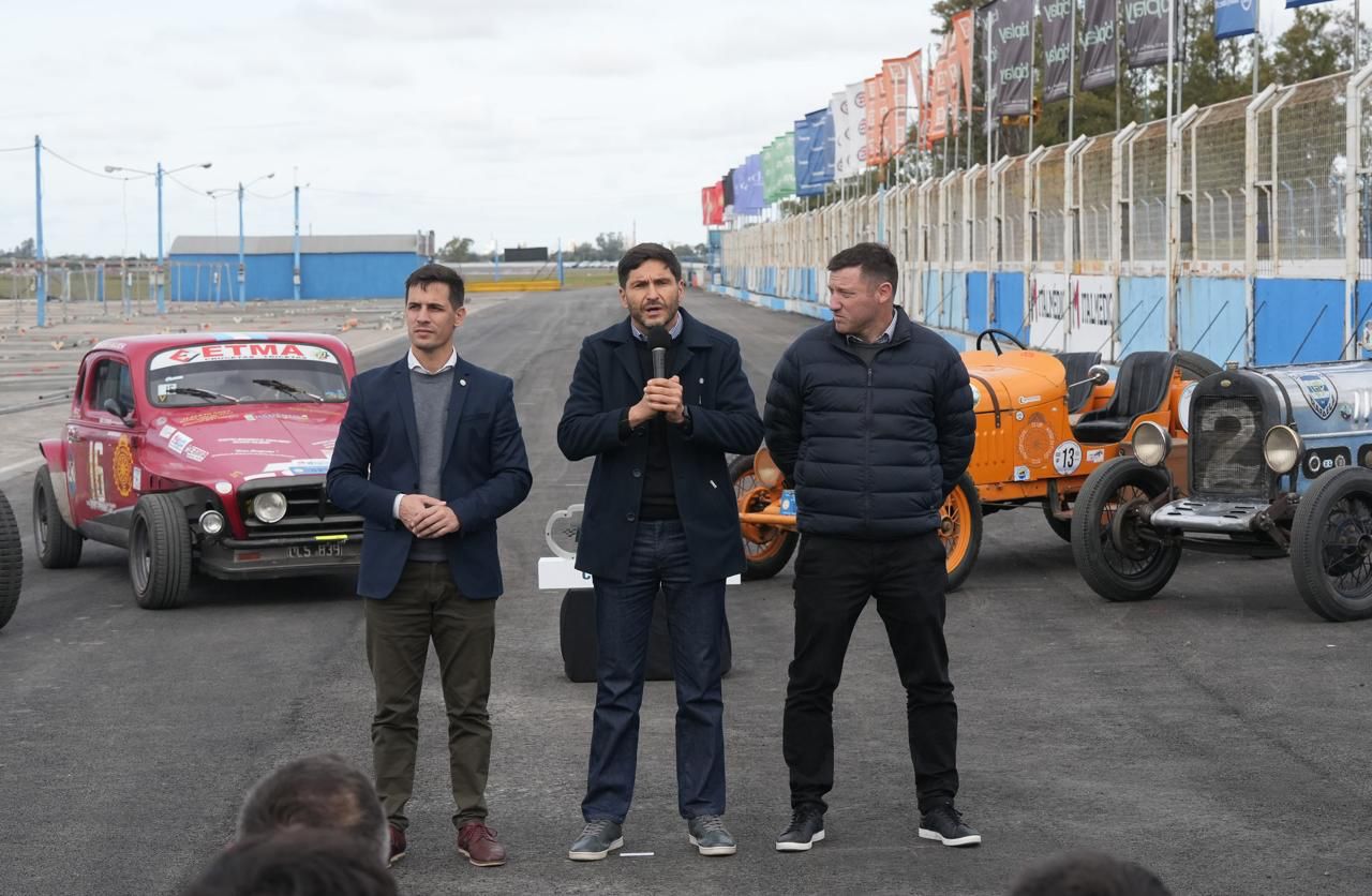 Pullaro inauguró obras en el Autódromo de Rafaela