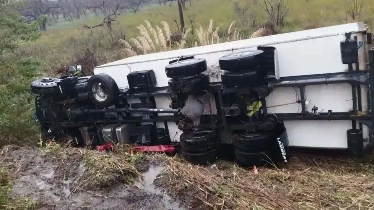 Dos personas murieron este jueves tras un violento choque entre un automóvil y un camión sobre la Ruta Nacional 11