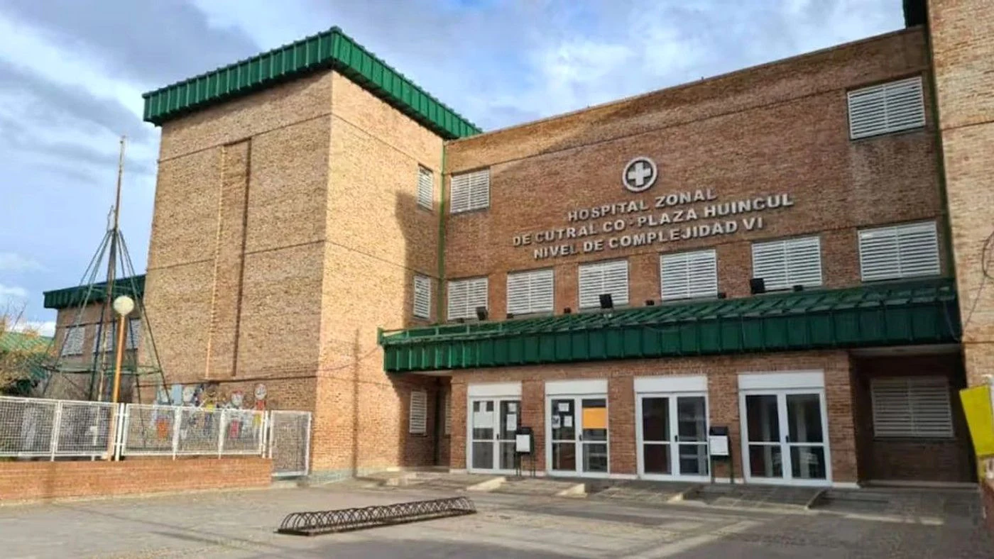 Está internado en el hospital zonal de Cutral Co. (Foto: Cutral Co al Instante)