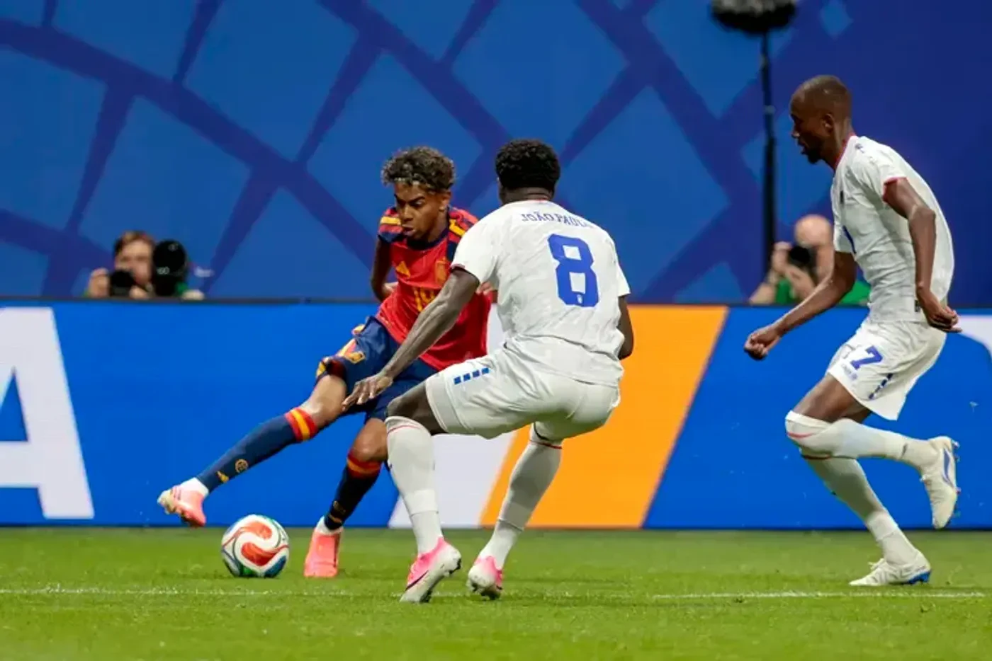 España no pudo ante Cabo Verde en el Mercedes-Benz Stadium de Atlanta. EFE