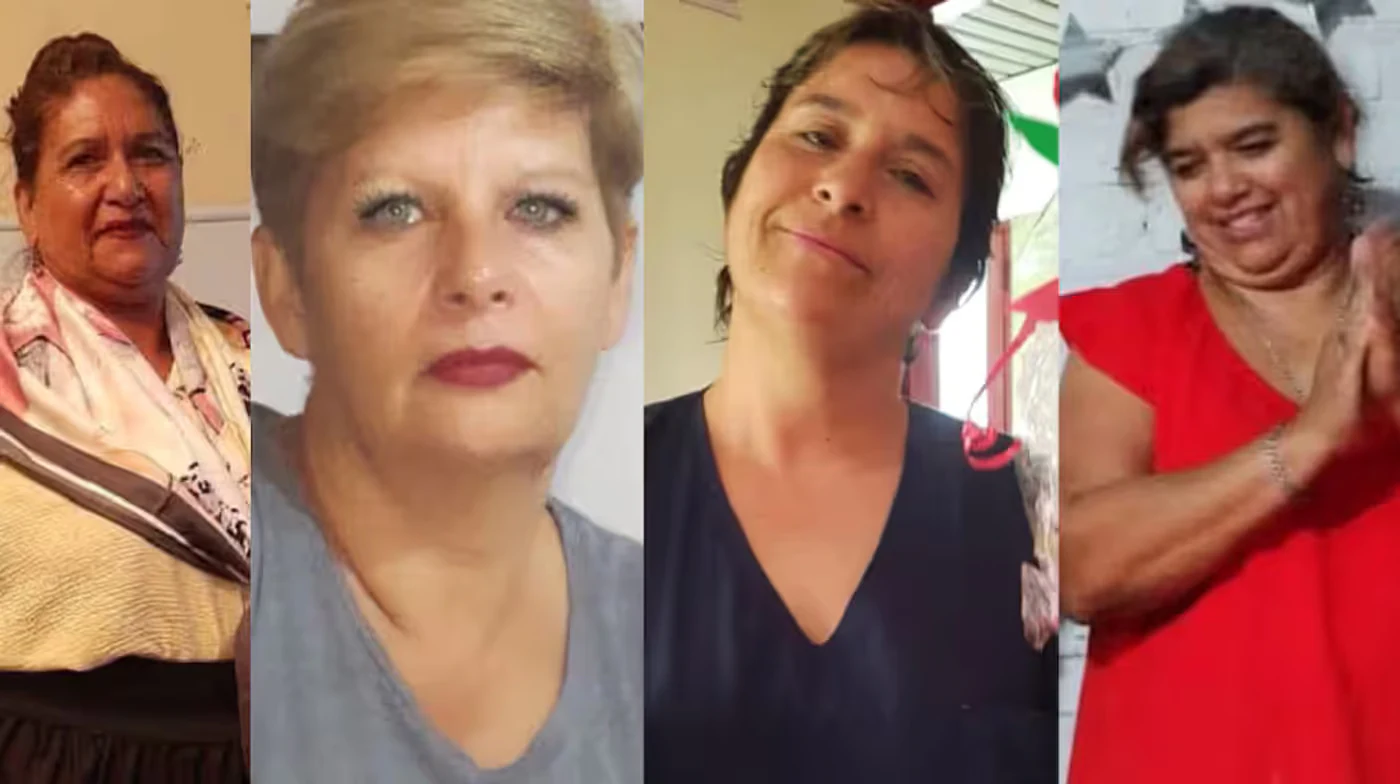 Las cuatro hermanas Sosa que murieron en un accidente en La Pampa. (Foto: Facebook / Radio Génesis 25)
