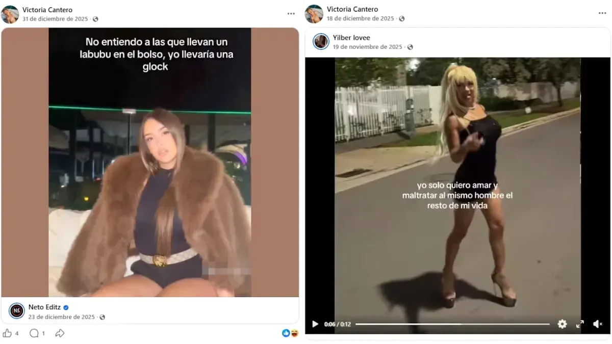 Algunas de las publicaciones que Victoria Cantero en sus redes sociales quedaron bajo la lupa de la investigación tras el crimen.