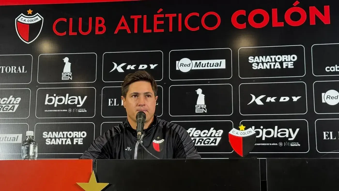Ezequiel Medrán lamentó en conferencia de prensa que Colón no haya podido sumar de a tres ante Mitre.