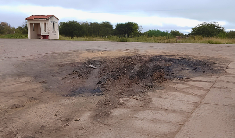 El bacheo se realizó el 19/05