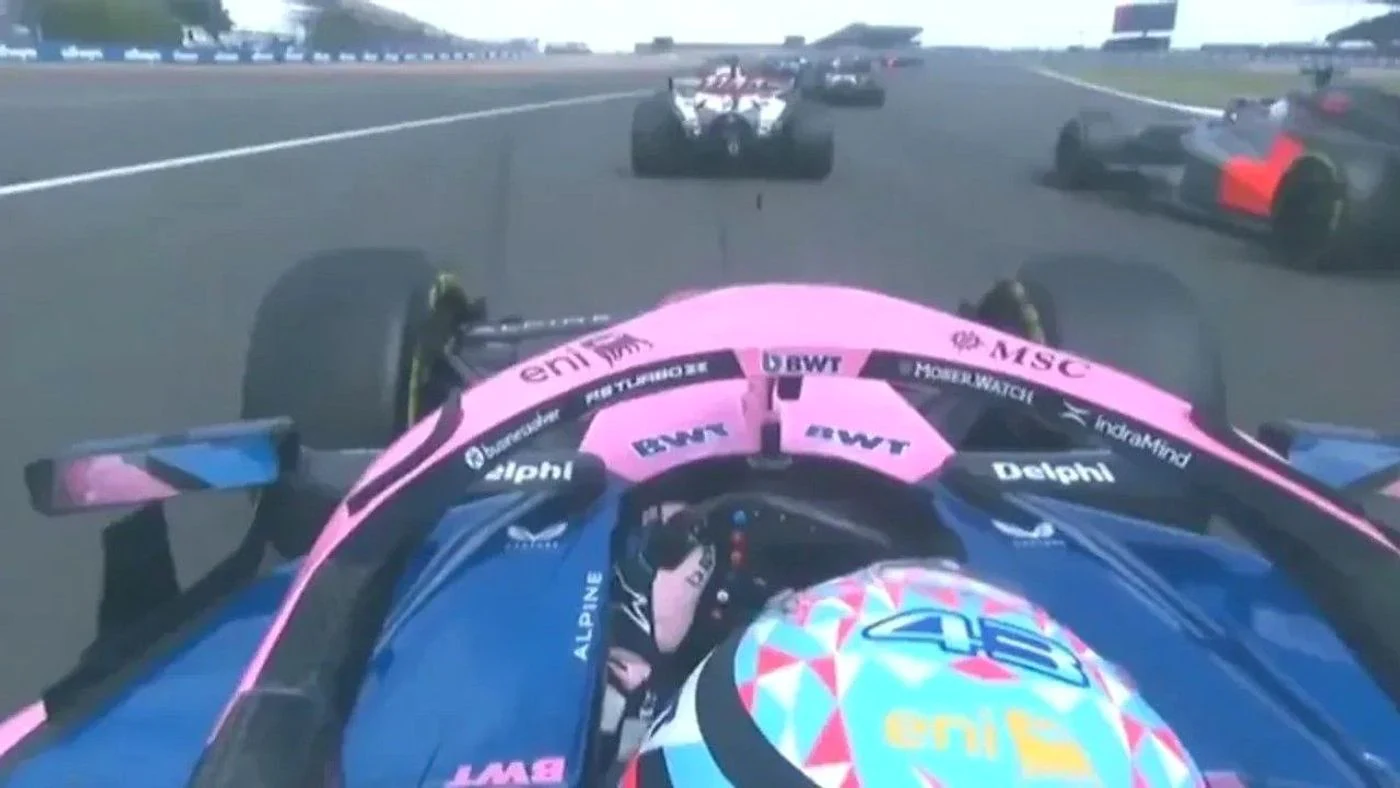 Franco Colapinto tuvo un gran comienzo en Silverstone. Captura de video
