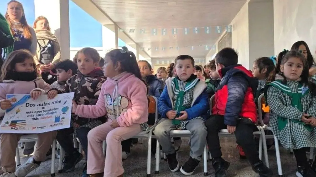 Imagen ilustrativa de la noticia: Inauguran nuevas aulas en Jardín de Infantes de San Cristóbal (Región)