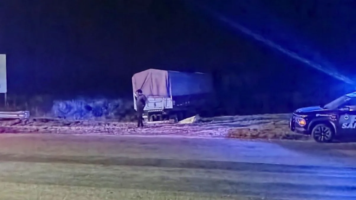 Incidente vial en Palacios, camión se sale de la ruta sin heridos