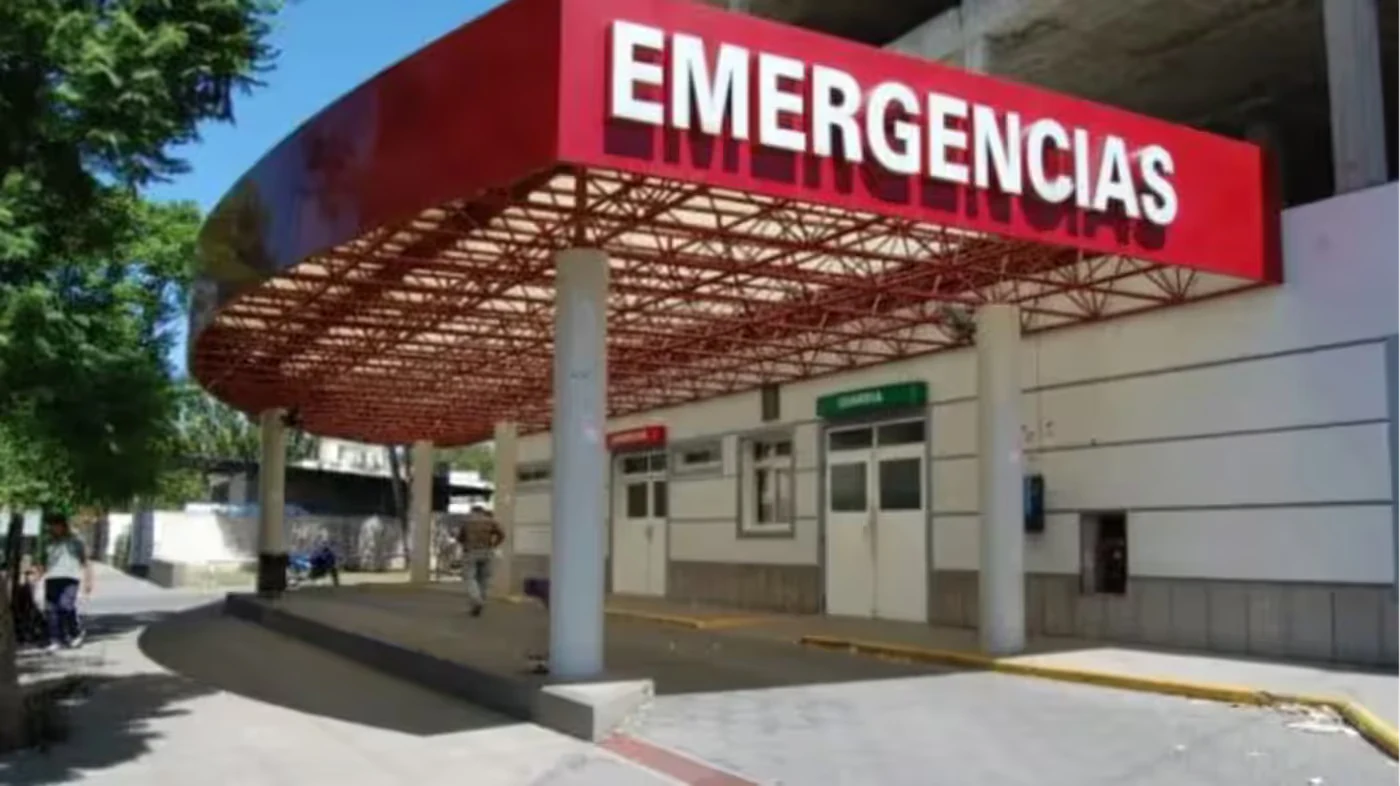 El bebé fue internado en el Hospital Municipal de Bahía Blanca (Foto: gentileza elagora).