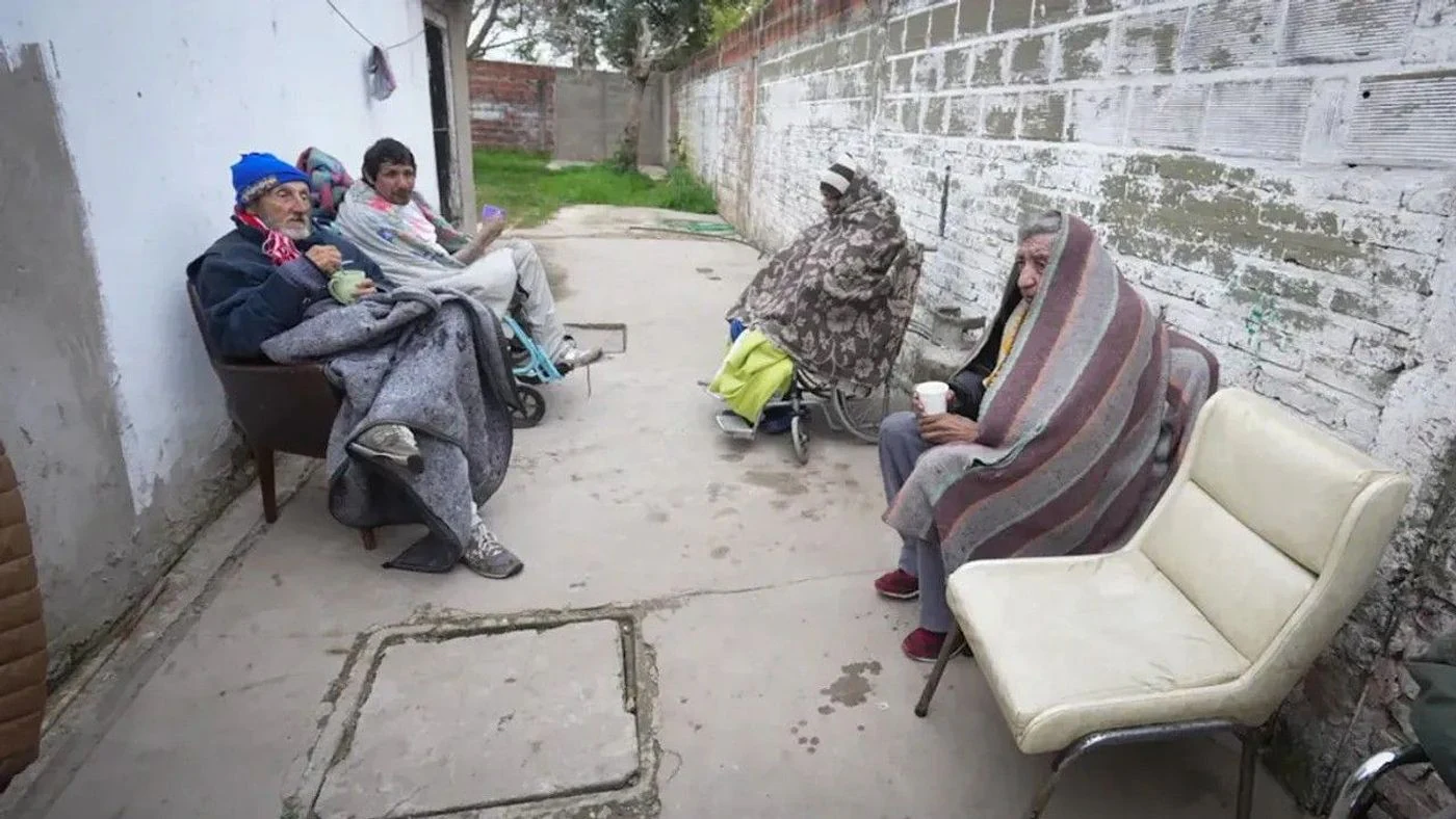 El asilo funcionaba en calle Gollán al 10100 de zona norte de Santa Fe.