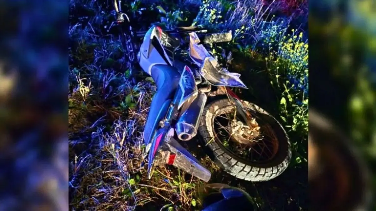 Accidente de motocicleta en la Ruta Provincial N 39 S en San Cristóbal