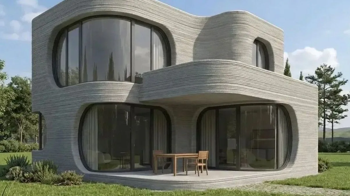 La impresora 3D deposita capas de hormigón de manera precisa, transformando la manera de construir casas y acelerando los tiempos de obra. Grondplek