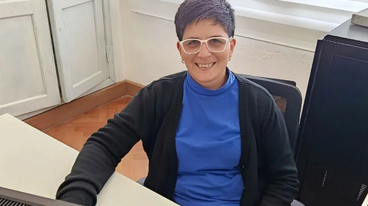 María José Berger en su nuevo cargo como jefa de ANSES en San Cristóbal