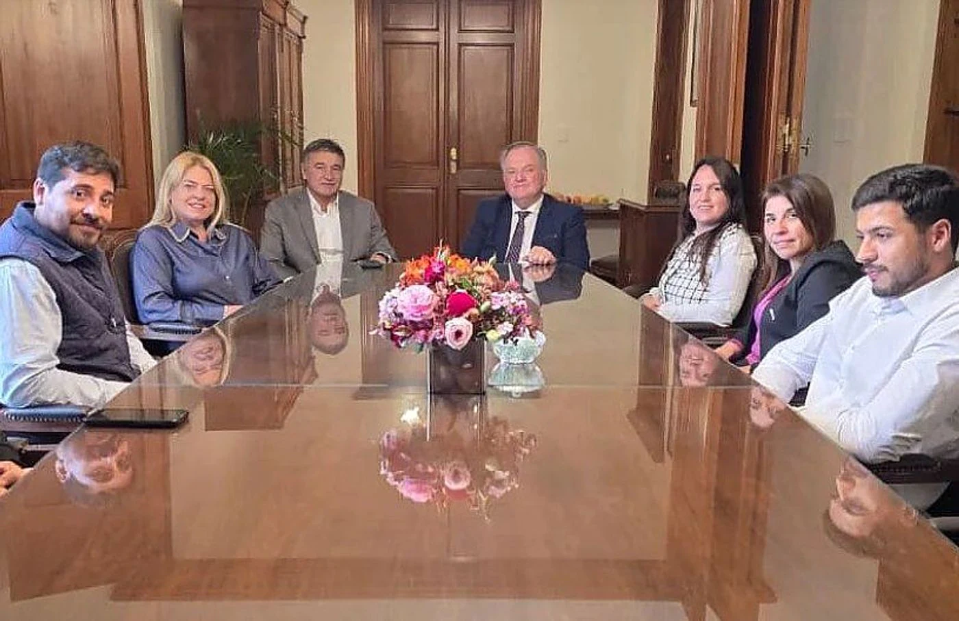 Michlig y González coordinaron nuevas gestiones con autoridades de Ceres, Hersilia y Ambrosetti