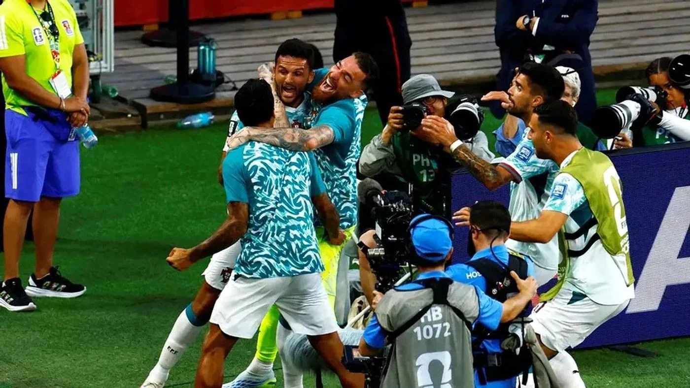 Portugal lo ganó sobre el final. (Foto: Reuters)&nbsp;