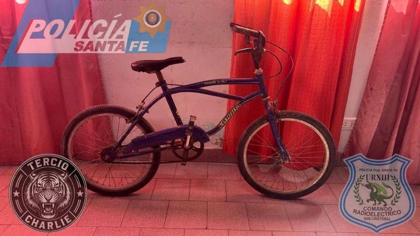 Recuperan bicicleta robada en Barrio Bustamante