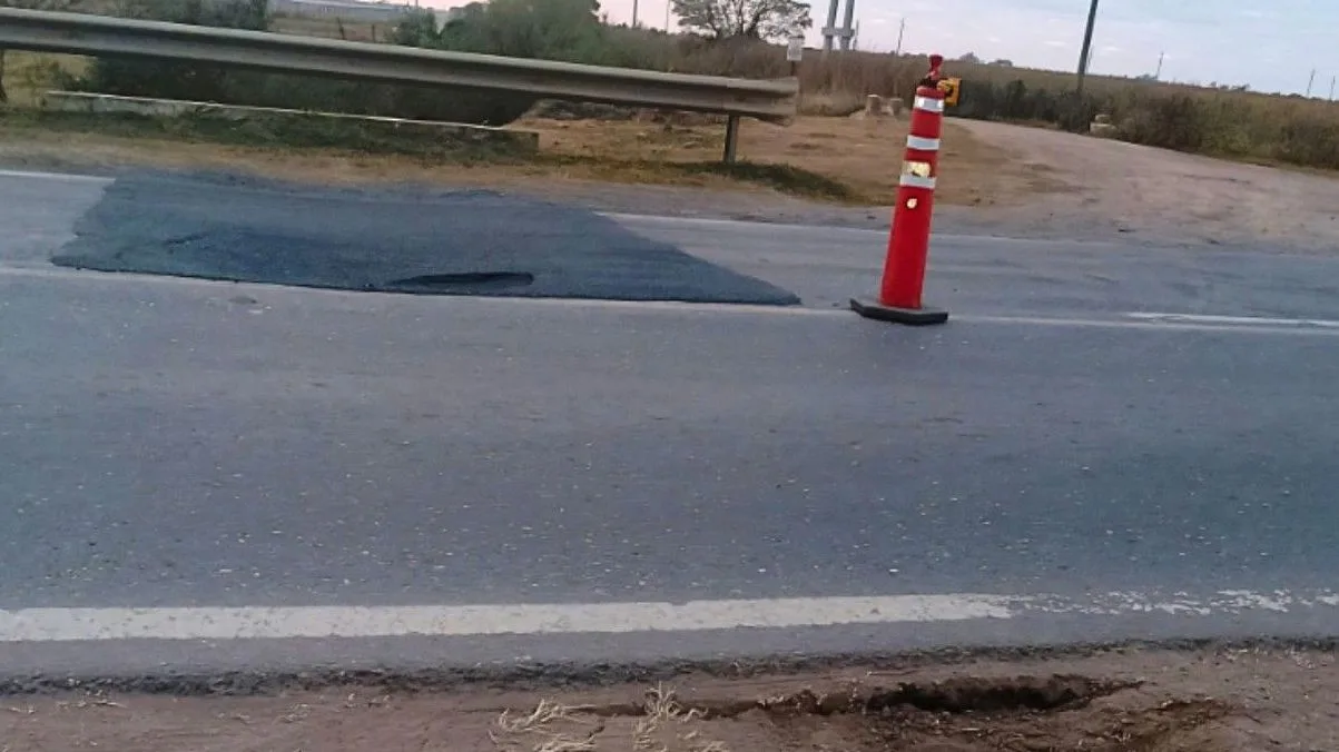 Cierre de la RN 34 entre Arrufó y Ceres por daños en alcantarilla
