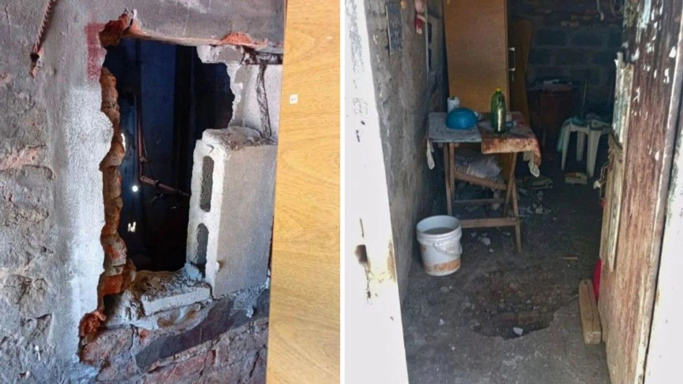 Roban en San Cristóbal tras hacer un boquete en la pared