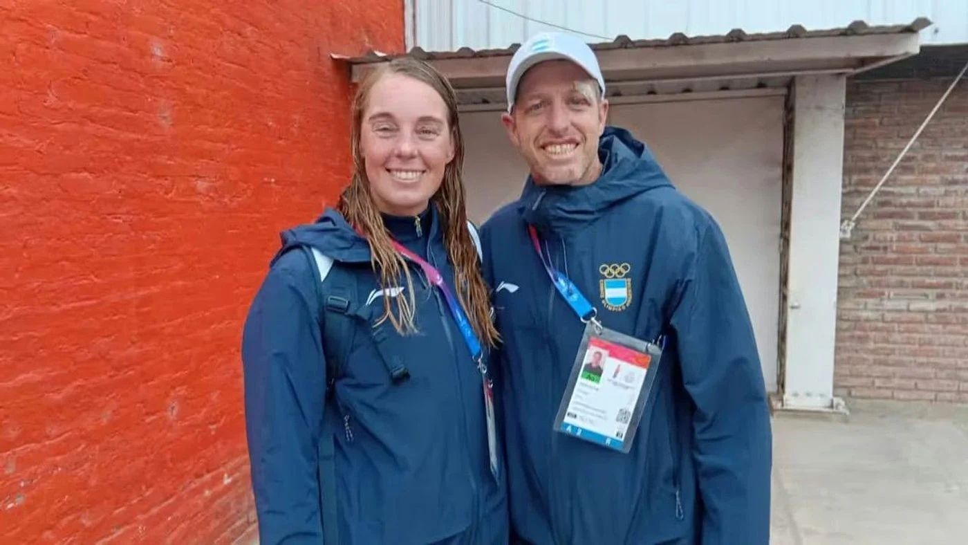 Romina Imwinkelried ganó la medalla de bronce en aguas abiertas de los Juegos Suramericanos.