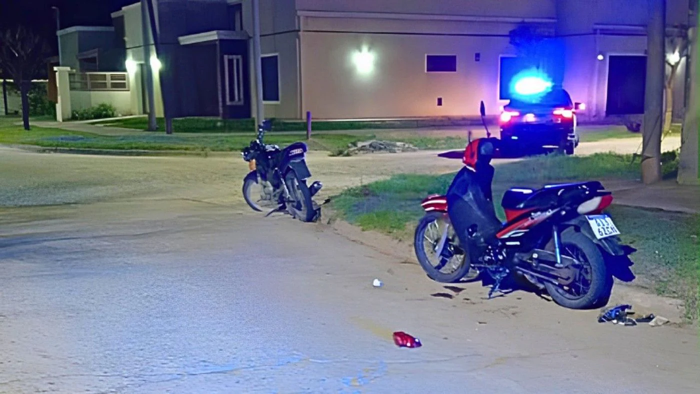 San Cristóbal: trasladaron al hospital a dos motociclistas tras un choque