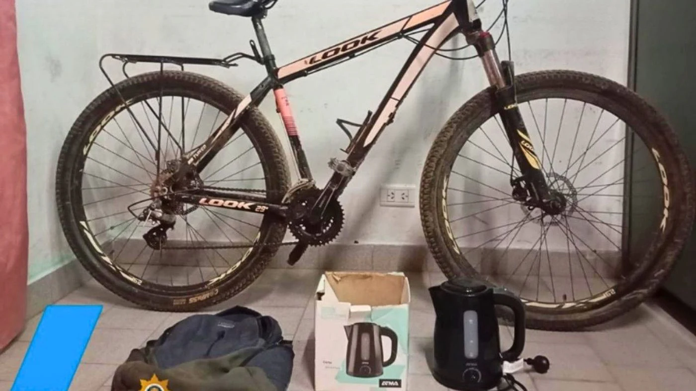 Secuestraron una bicicleta y otros elementos