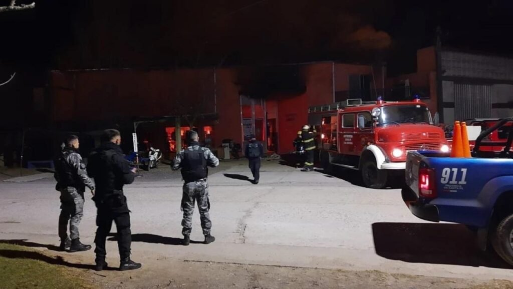 Incendio en un departamento interno de la ciudad