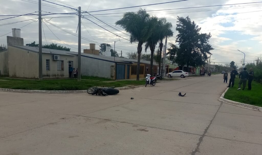 Accidente en Pringles y Laprida