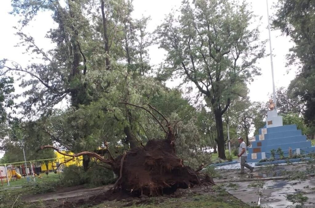 Fuerte Temporal Causa Daños en Ambrosetti