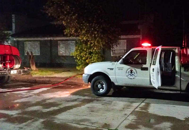 Incendio en una vivienda en San Cristóbal, ubicada en la calle Cochabamba al 800