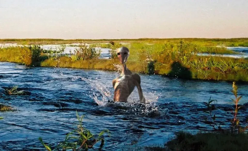 Misteriosa figura en el Río Paraná resulta ser una boya enredada