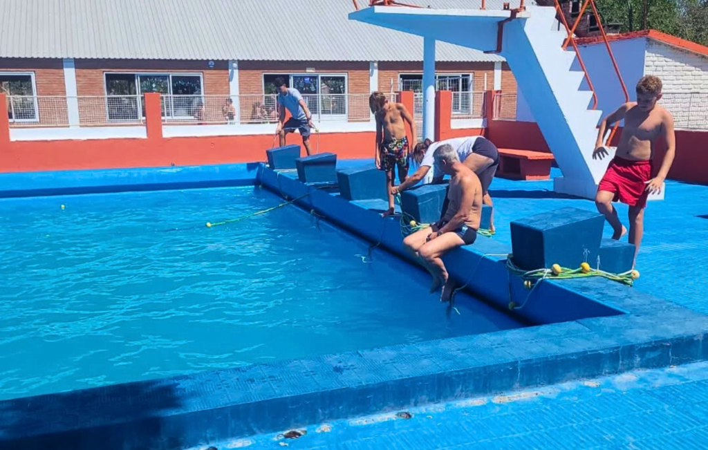 Diego Degano visitó el Club Unidad Sancristobalense