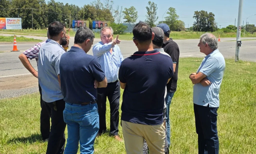 Comienza la construcción de la rotonda en el cruce de la Ruta 34 y Ruta 39 en Arrufó